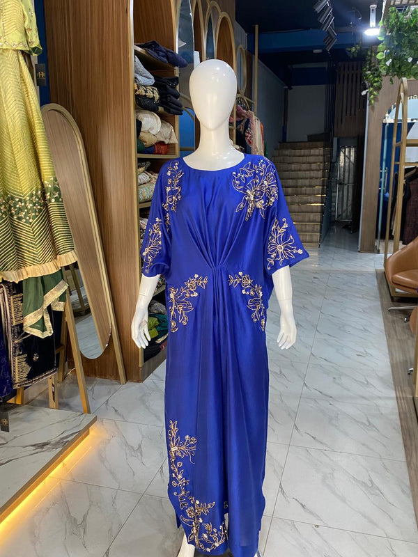 Sapphire Blue Kaftan